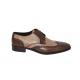 Duca Di Matiste 1508 Dark Brown Genuine Italian Calfskin Wingtip Leather Shoes.